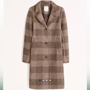 Abercrombie & Fitch Wool-Blend Coat